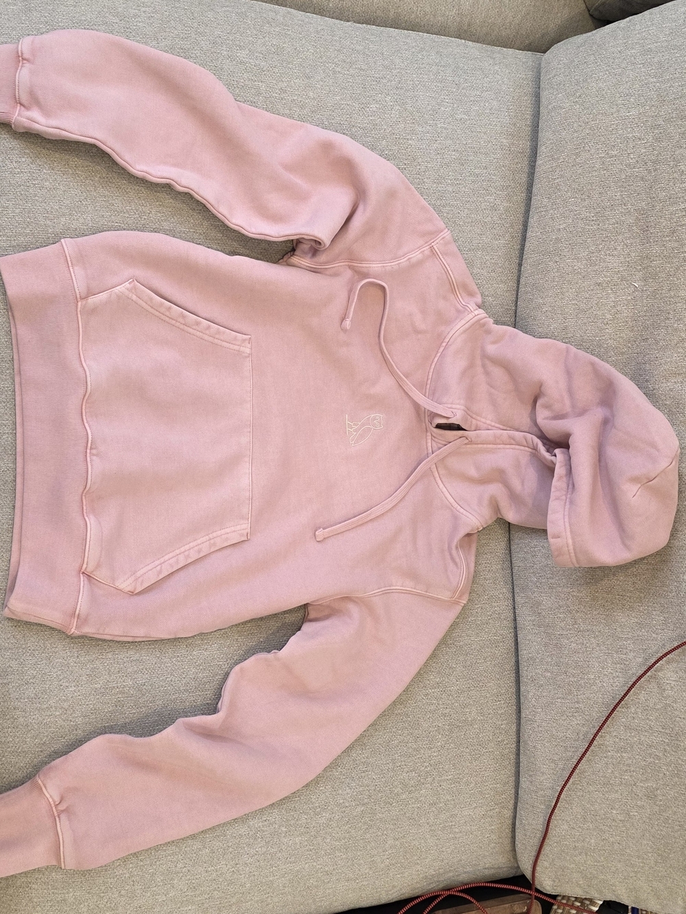 OVO Women's Dusty Pink Pullover Hoodie XS Brand New With Tags